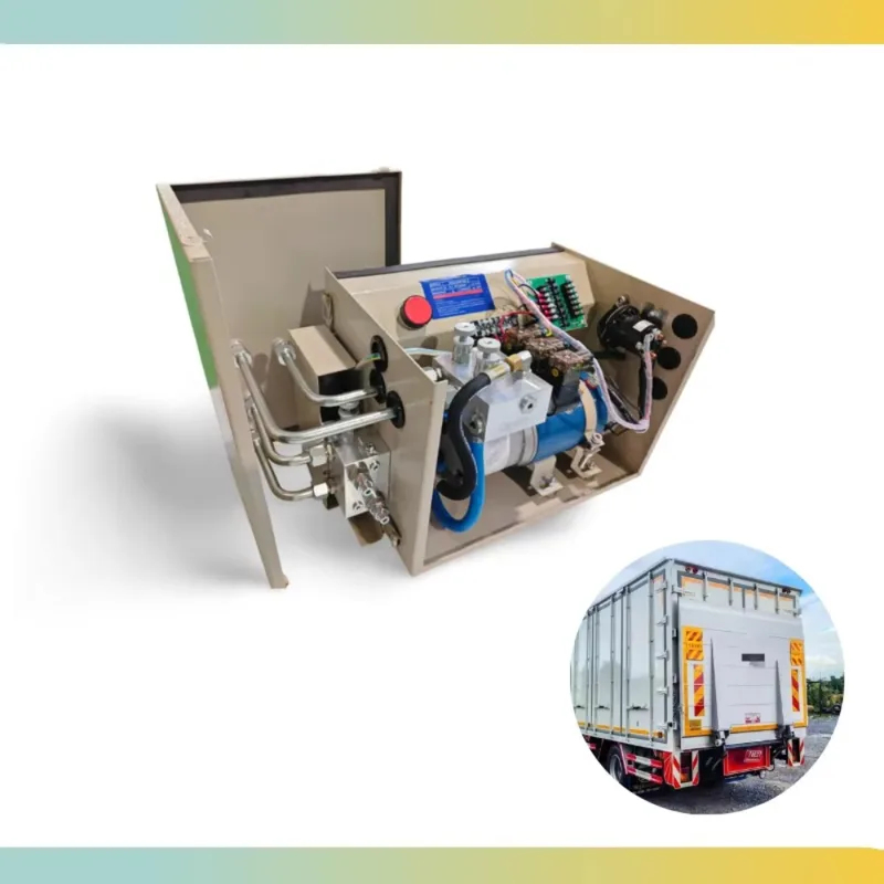 Power Tools Logistics - ヘビーデューティー新型油圧ユニット、過負荷トラックテールリフトシステム搭載、物流車両部品