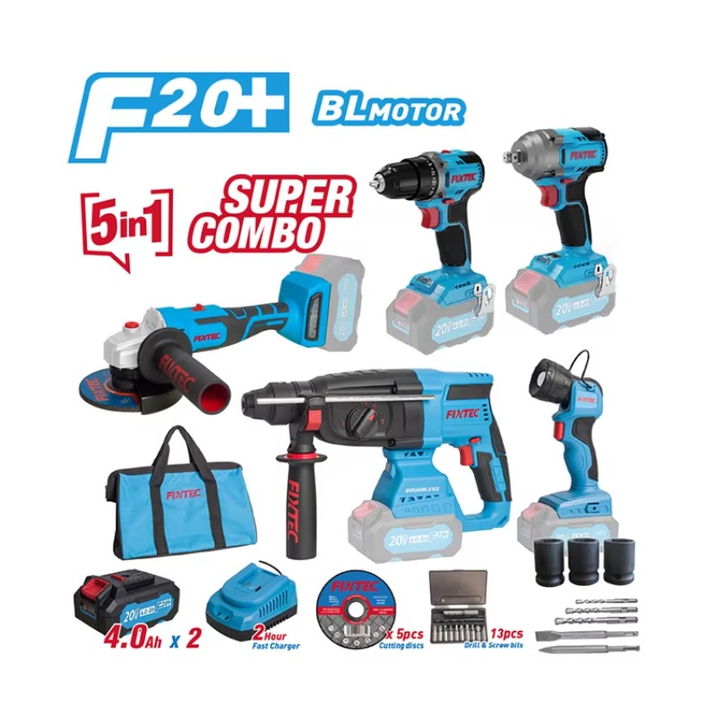 Power Tools Combo Kits - 電動工具セット 20V コードレス ブラシレス コンボキット 5