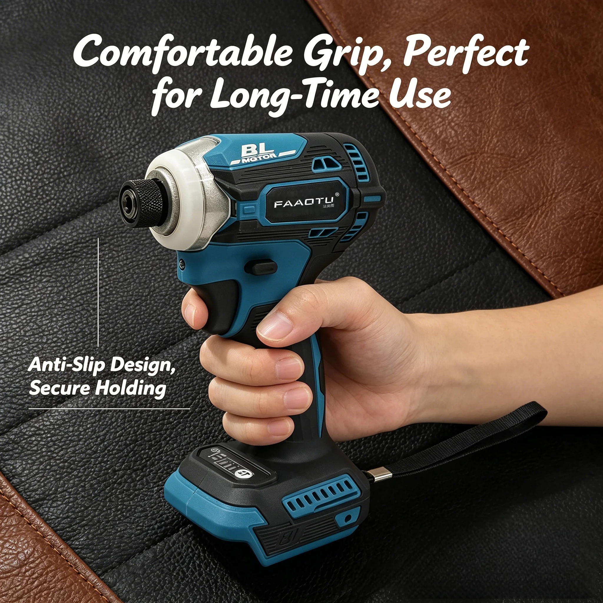 Impact Driver Cordless - FAAOTU DTD171 コードレスインパクトドライバー ブラシレスモーター 18V 電動ドリル