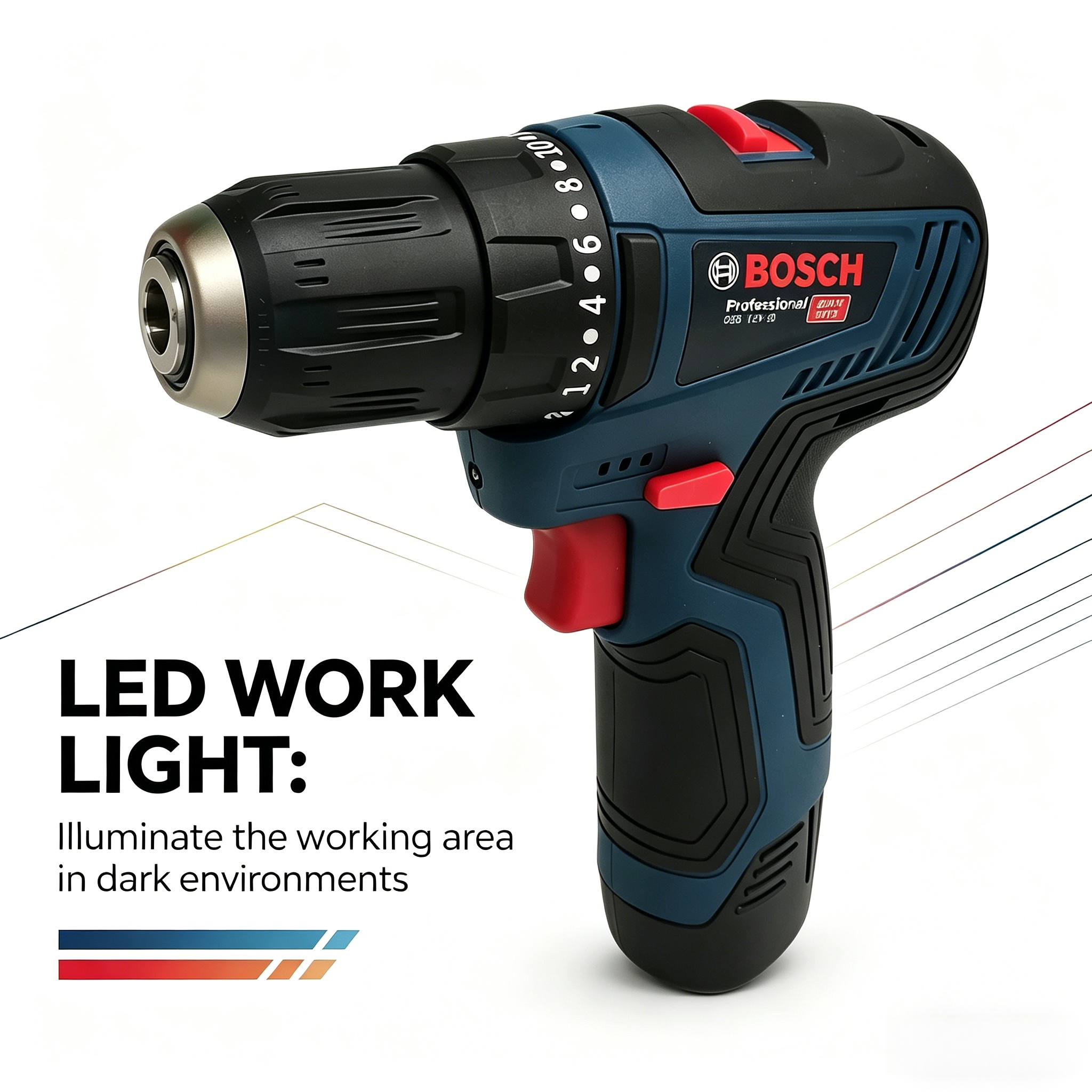 Impact Driver Cordless - ボッシュ GSB 12V-30 プロフェッショナル電動ドリル、コードレスドライバー、ヘビーデューティー、多機能、家庭用、スクリュードライバー、DIY