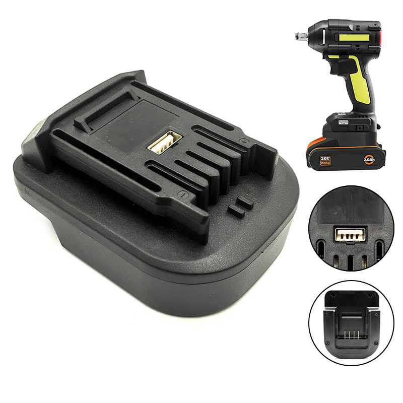 Power Tools That Are Green - Worx電力変換器,5ピン,20v,リチウムイオン電池用の電力変換器