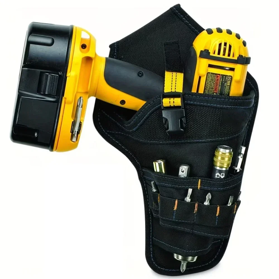 Power Tools Store - 電動工具ホルスター コードレスドリルホルスター/金属クリップ付きシングルフックで簡単に取り付け可能 ツールキットの保管と整理に便利