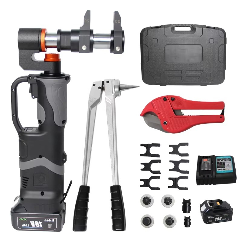 Power Tools Hydraulic - PZ-1632S バッテリー式油圧アキシャルプレスツールと拡張ツールキット、PEX用配管圧着工具