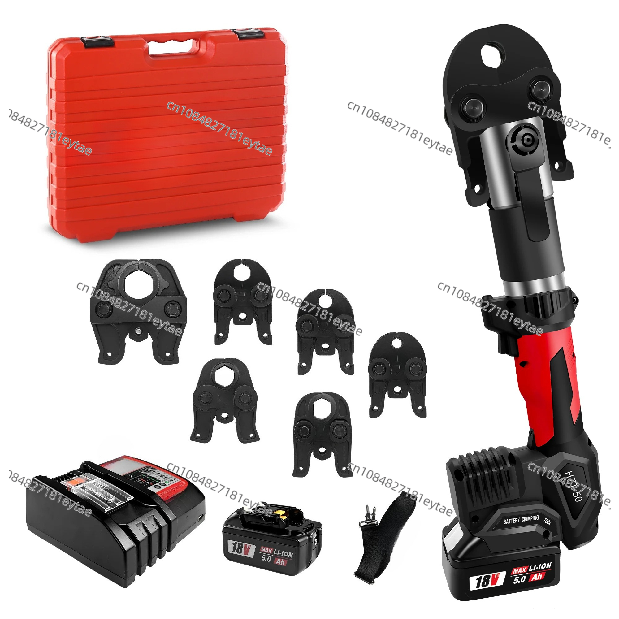 Power Tools Hydraulic - HZT-50充電式バッテリー駆動油圧パイプ圧着工具、銅管・PEXパイプ配管用電動工具