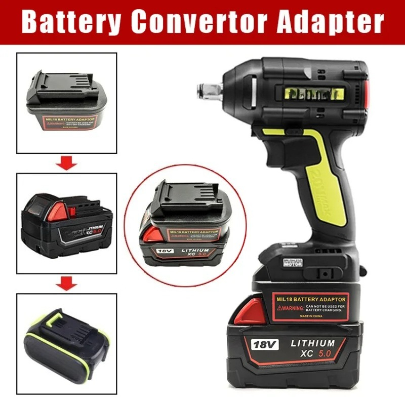 Power Tools That Are Green - ミルウォーキー用バッテリーアダプターコンバーター 18V リチウムイオンバッテリー用コンバーター WORX 5ピン 20V