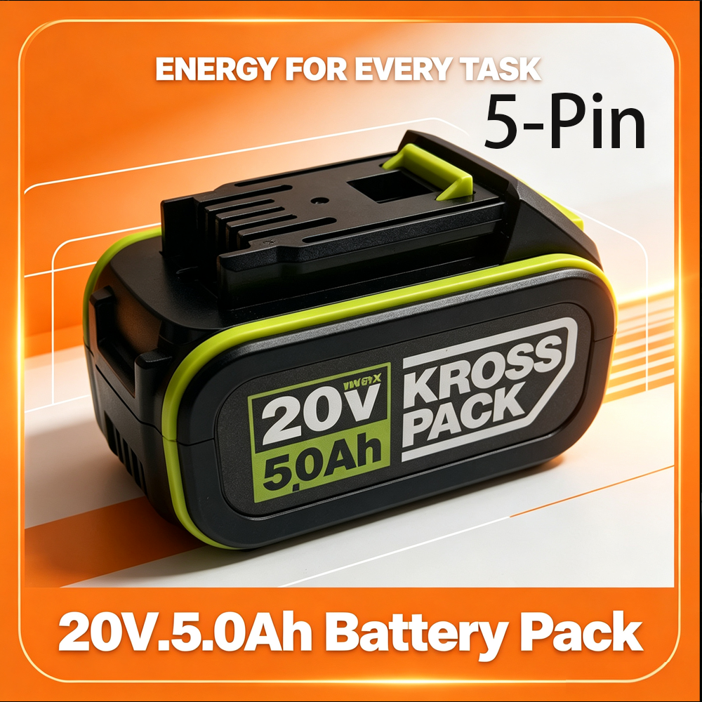 Power Tools That Are Green - 20V WORX グリーン 5 ピンバッテリー充電器 100%