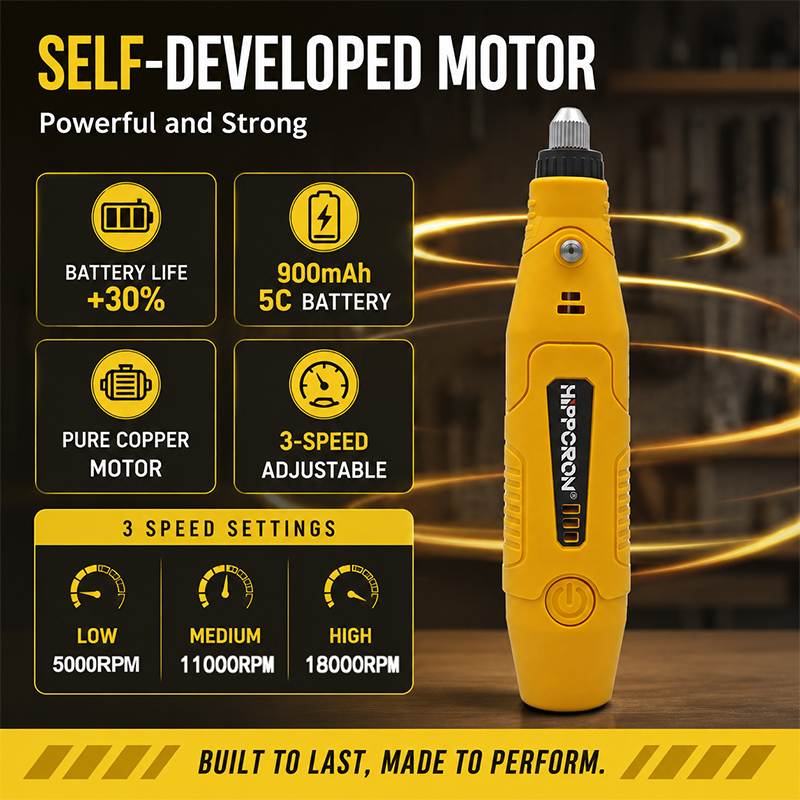 HIPPCRON 18000RPM ミニコードレスロータリー - Impact Driver Cordless のレビューと価格