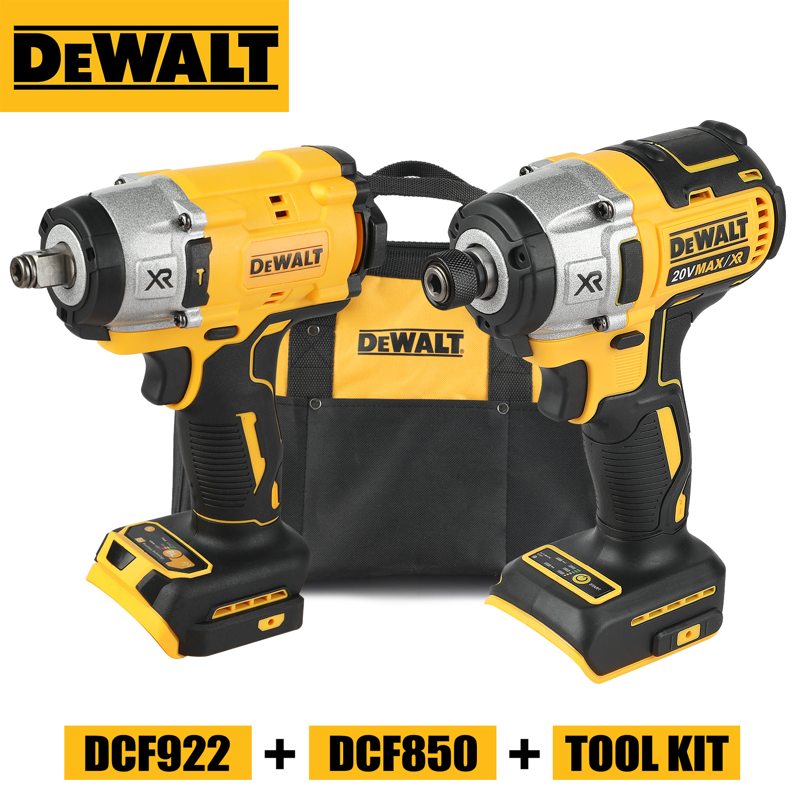 DeWalt 20V MAX XR ブラシレス 2 ツール  - Power Tools Combo Kits のレビューと価格