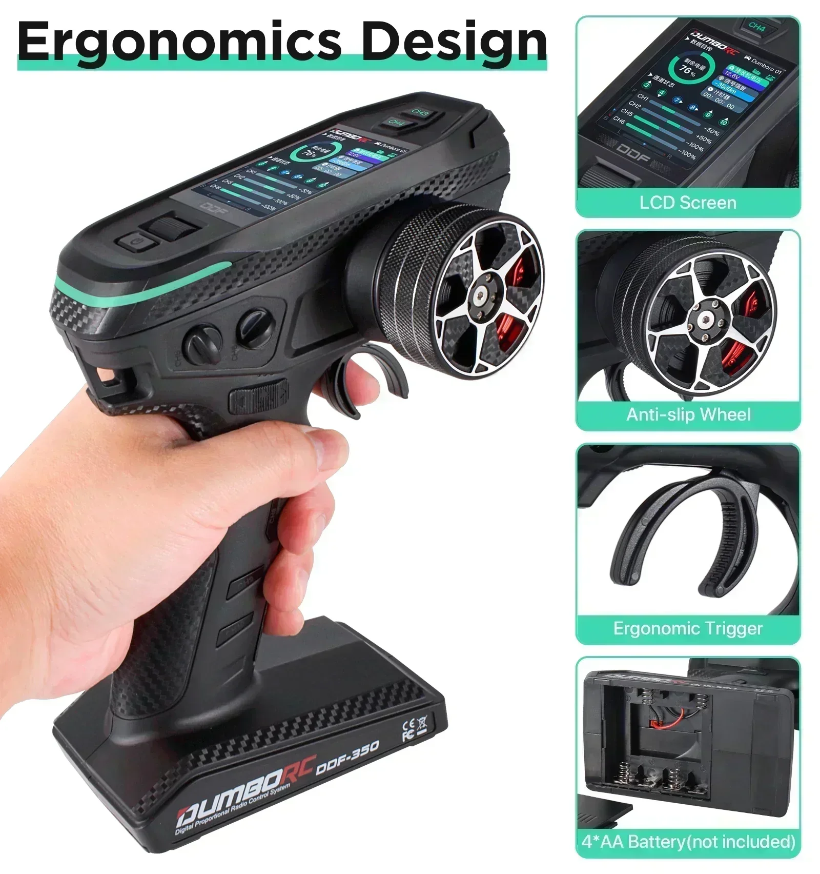 DUMBORC DDF-350 10CH RC リモコン 2 - Impact Driver Cordless のレビューと価格