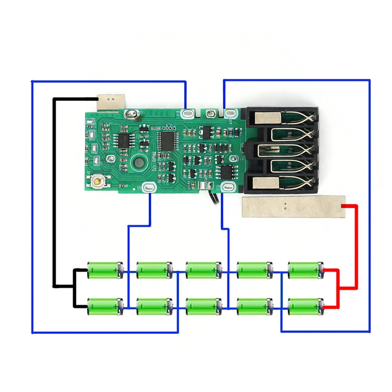 M18 交換用 18V 18650 BMS グリーン PCB - Power Tools That Are Green のレビューと価格