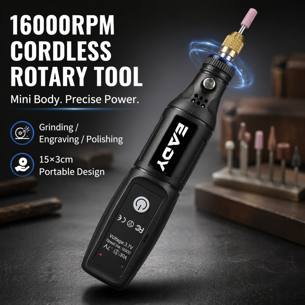コードレスミニ電動ドリルロータリーツール – 研磨、研削、彫 - Impact Driver Cordless のレビューと価格