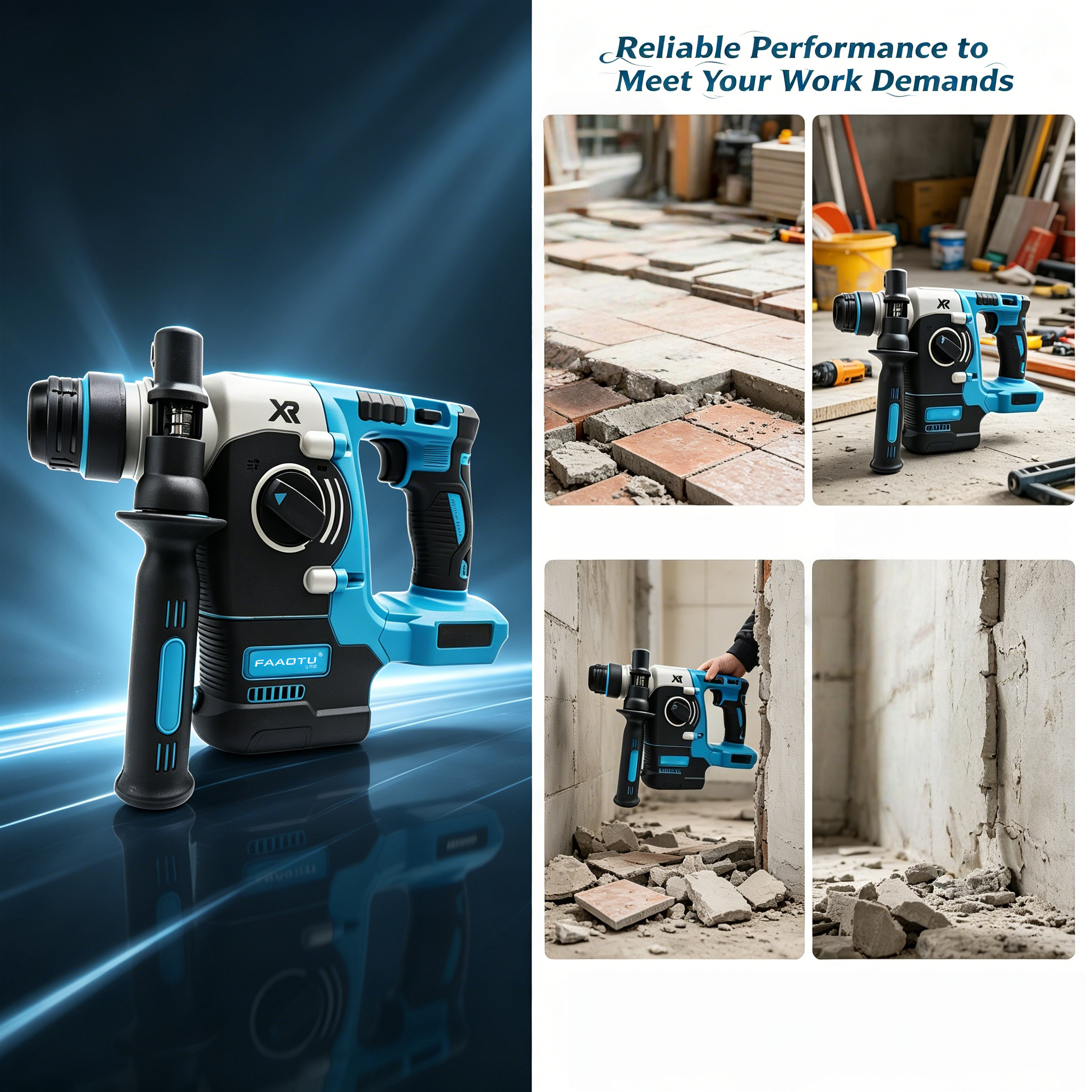 FAAOTU 273 電動コードレスブラシレスハンマードリル - Impact Driver Cordless のレビューと価格