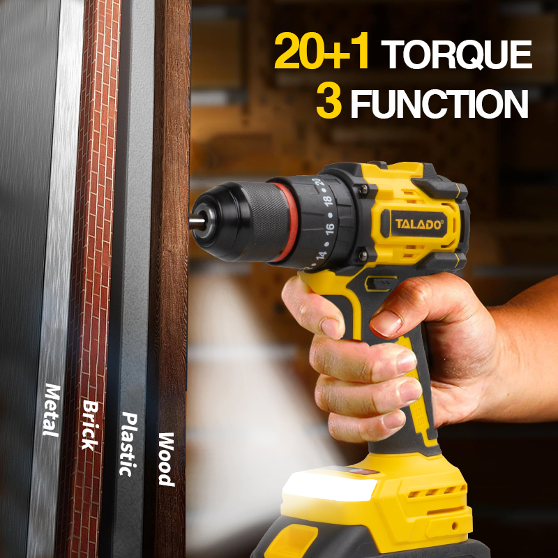 20V 6-in-1電動工具セット、現場作業用レンチ、ドリル - Power Tools Combo Kits のレビューと価格