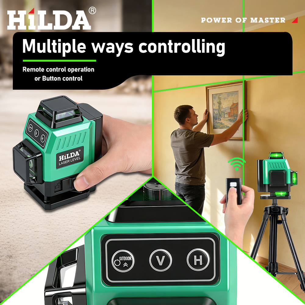 HILDA 超強力グリーンレーザーレベル 12/16ライン  - Power Tools That Are Green のレビューと価格