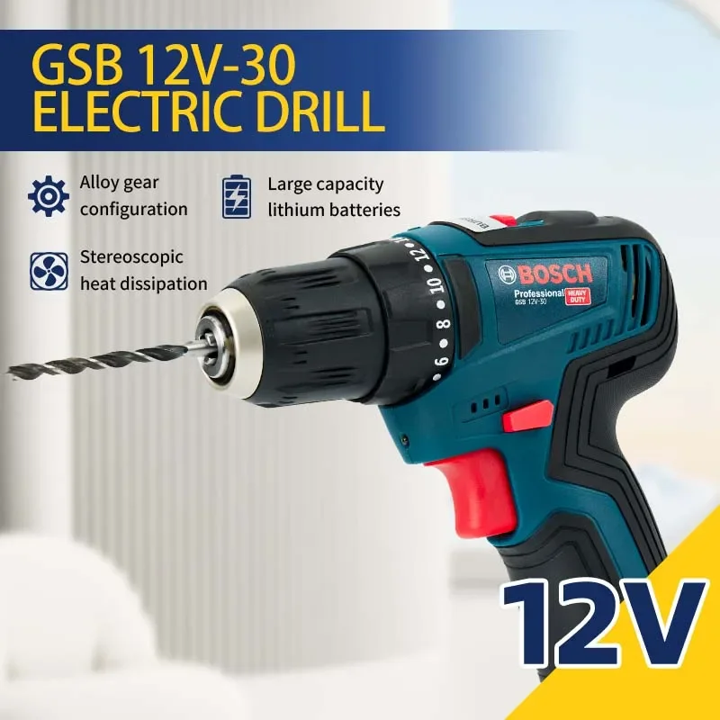 ボッシュ GSB 12V-30 プロフェッショナル電動ドリル - Impact Driver Cordless のレビューと価格