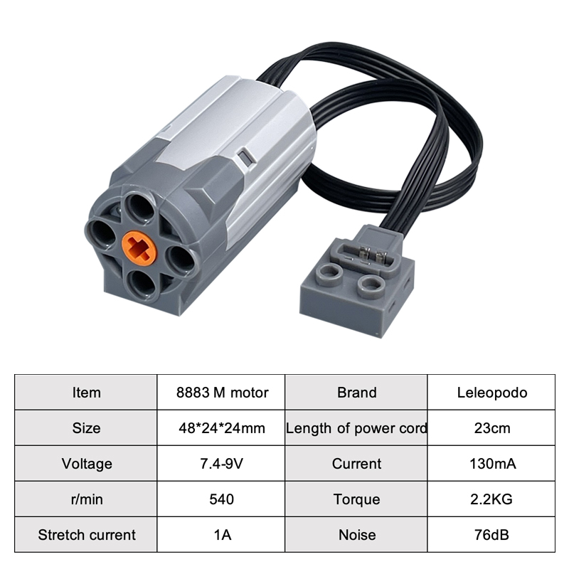 1/2/5/10個入り 新技術パーツ 8883 Mモーター  - Power Tools Lego のレビューと価格