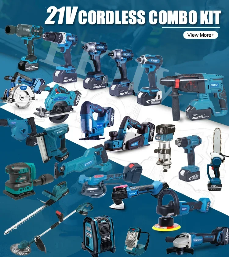 21V電動工具セット,インパクトレンチ,ドリルマシン,完全オ - Power Tools Combo Kits のレビューと価格