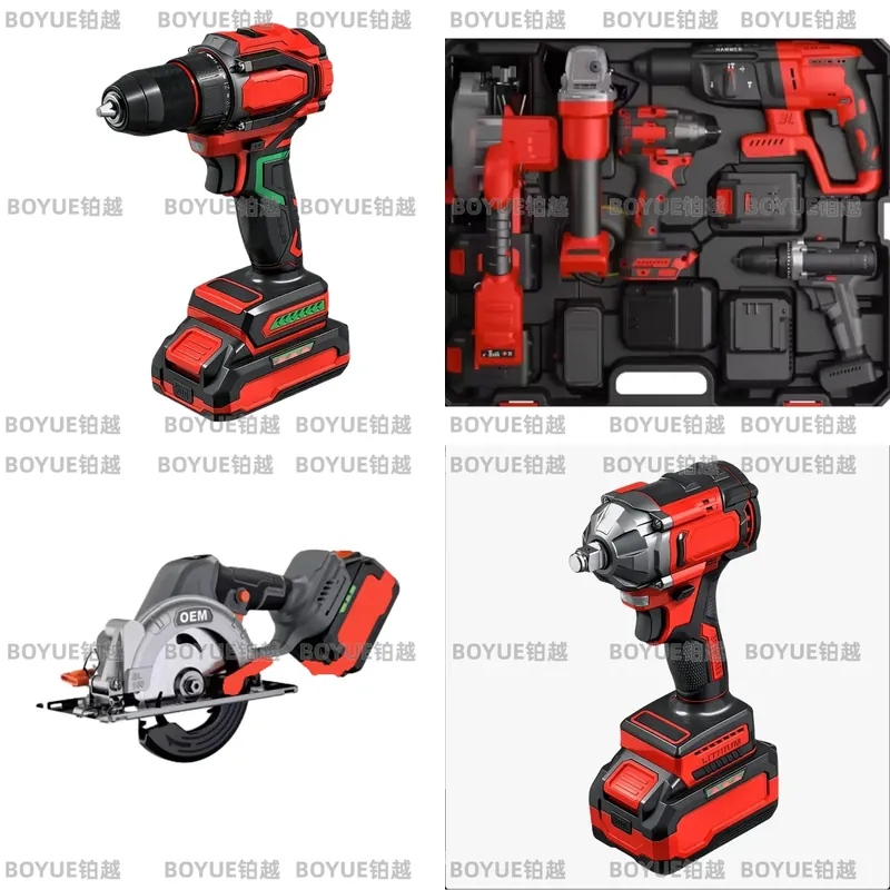 21Vコードレスブラシレス電動工具キット、リチウム電池付きユ - Power Tools Combo Kits のレビューと価格
