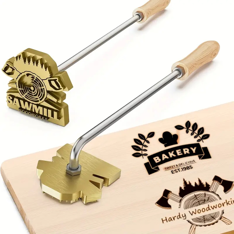 カスタムココナッツスタンプ、ブランドアイロンスタンプ、DIY - Power Tools Logo のレビューと価格