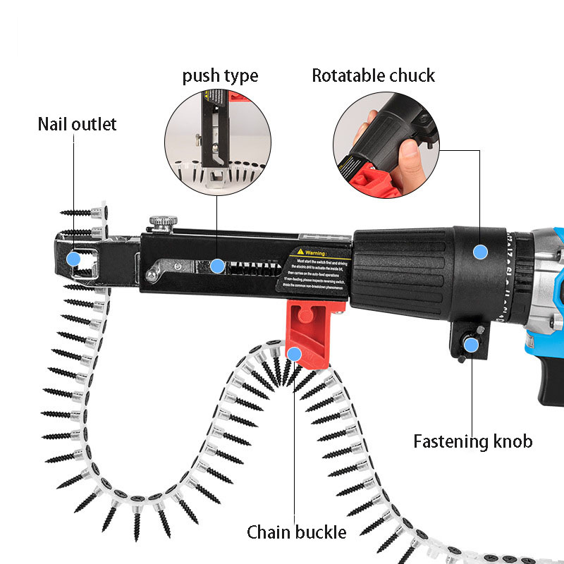 ネイル木工ツール新しい電気乾式壁ネジガンコードレス電動ドリル - Power Tools Manufacturers のレビューと価格