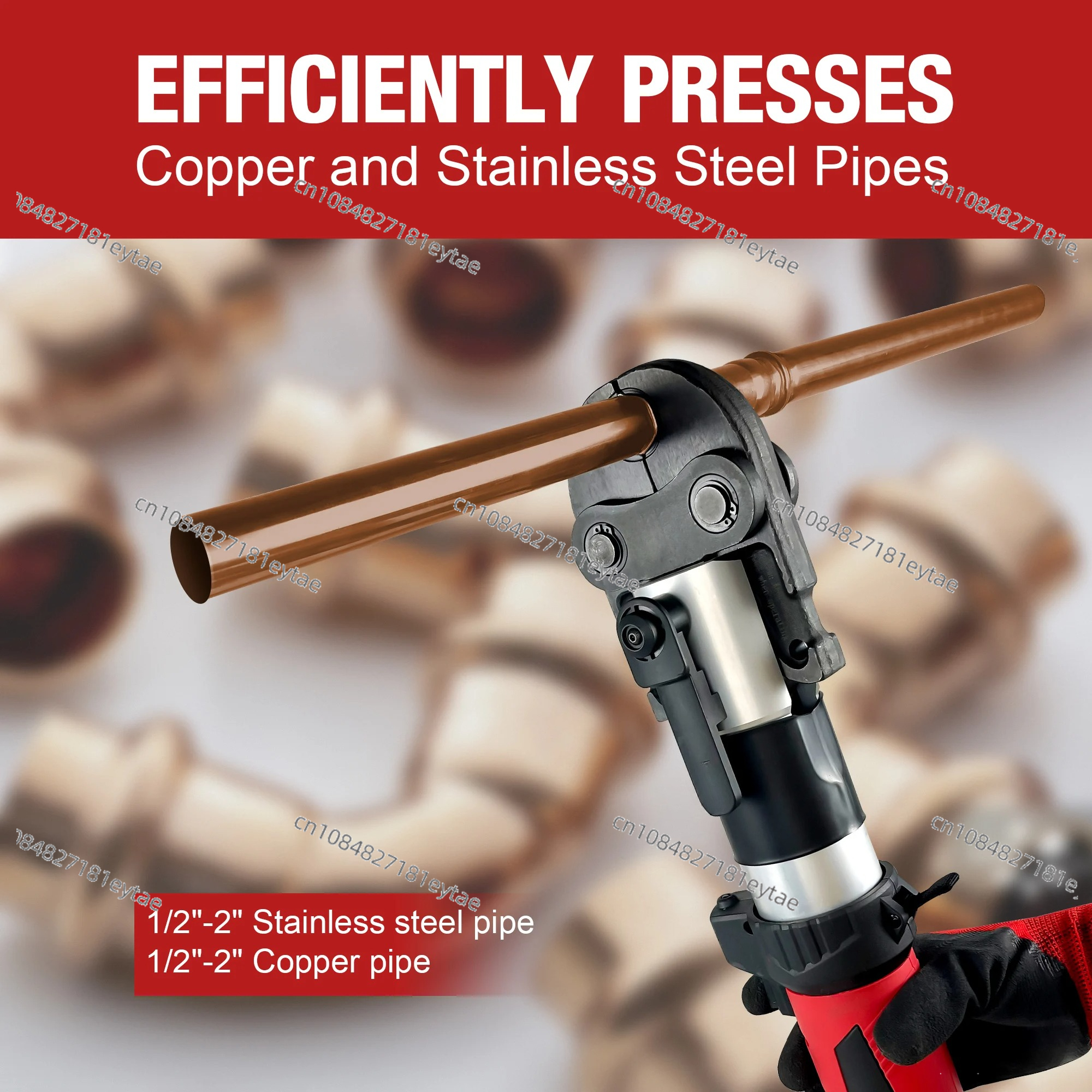 HZT-50充電式バッテリー駆動油圧パイプ圧着工具、銅管・P - Power Tools Hydraulic のレビューと価格