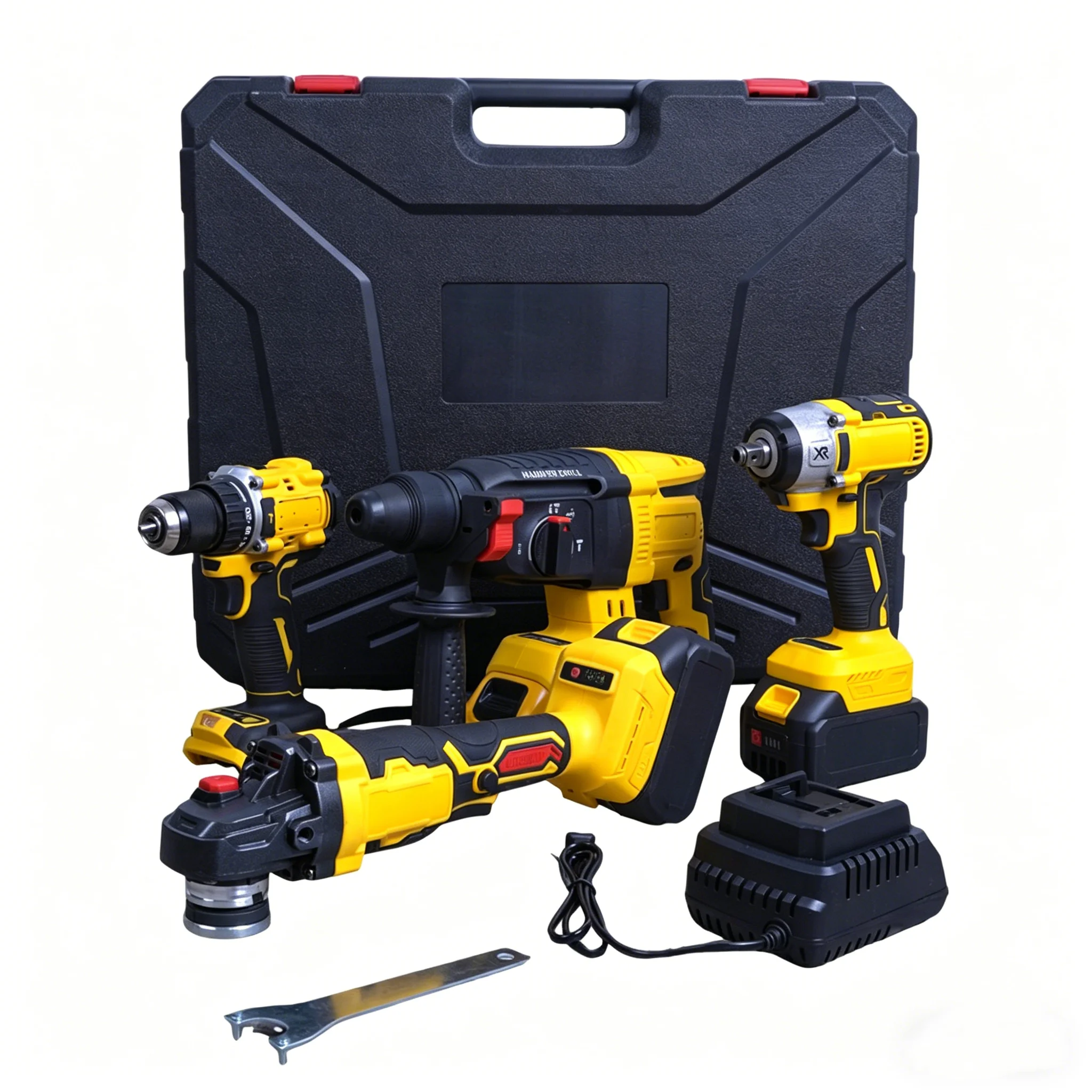 多機能電動工具コードレスドリルレンチアングルグラインダー電動 - Power Tools Combo Kits のレビューと価格