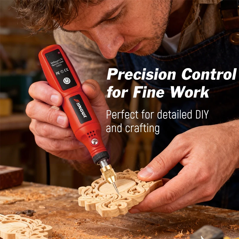 USB充電式コードレス彫刻ペンワイヤレス電動ドリル回転ツール - Impact Driver Cordless のレビューと価格