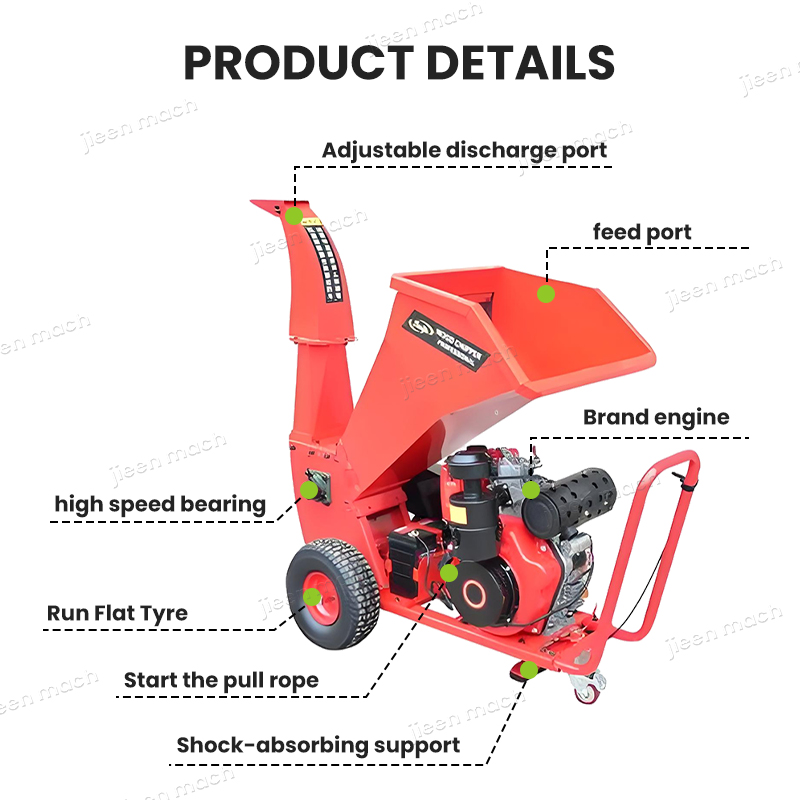果樹園剪定枝シュレッダー、庭園キャンパス緑化施設用可動式多機 - Power Tools That Are Green のレビューと価格