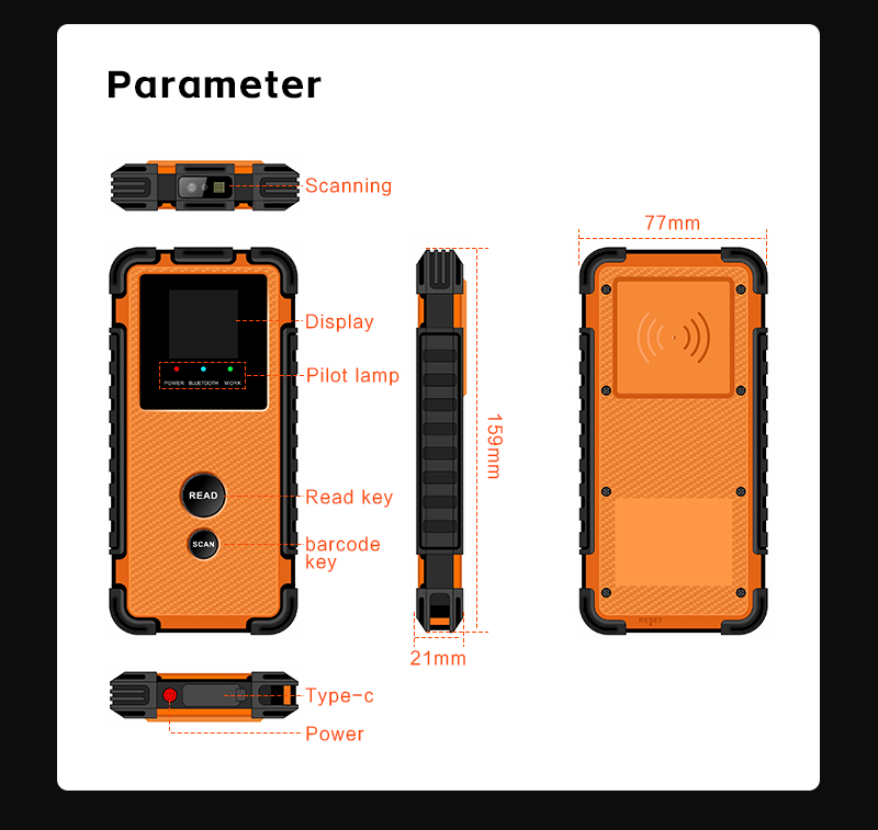 強力なハンドヘルドデバイス |   長距離スキャン 3メート - Power Tools Logistics のレビューと価格