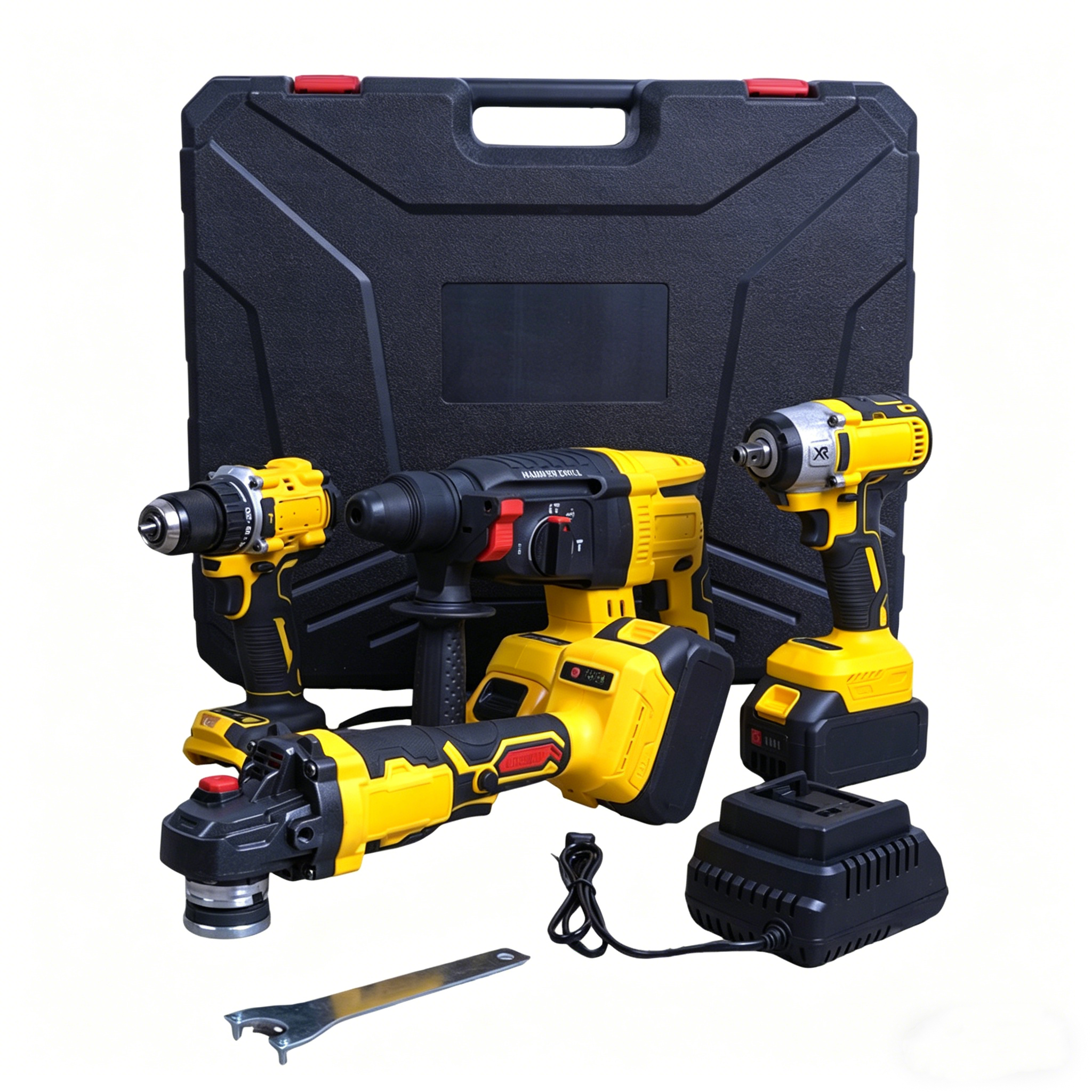 多機能電動工具コードレスドリルレンチアングルグラインダー電動 - Power Tools Combo Kits のレビューと価格
