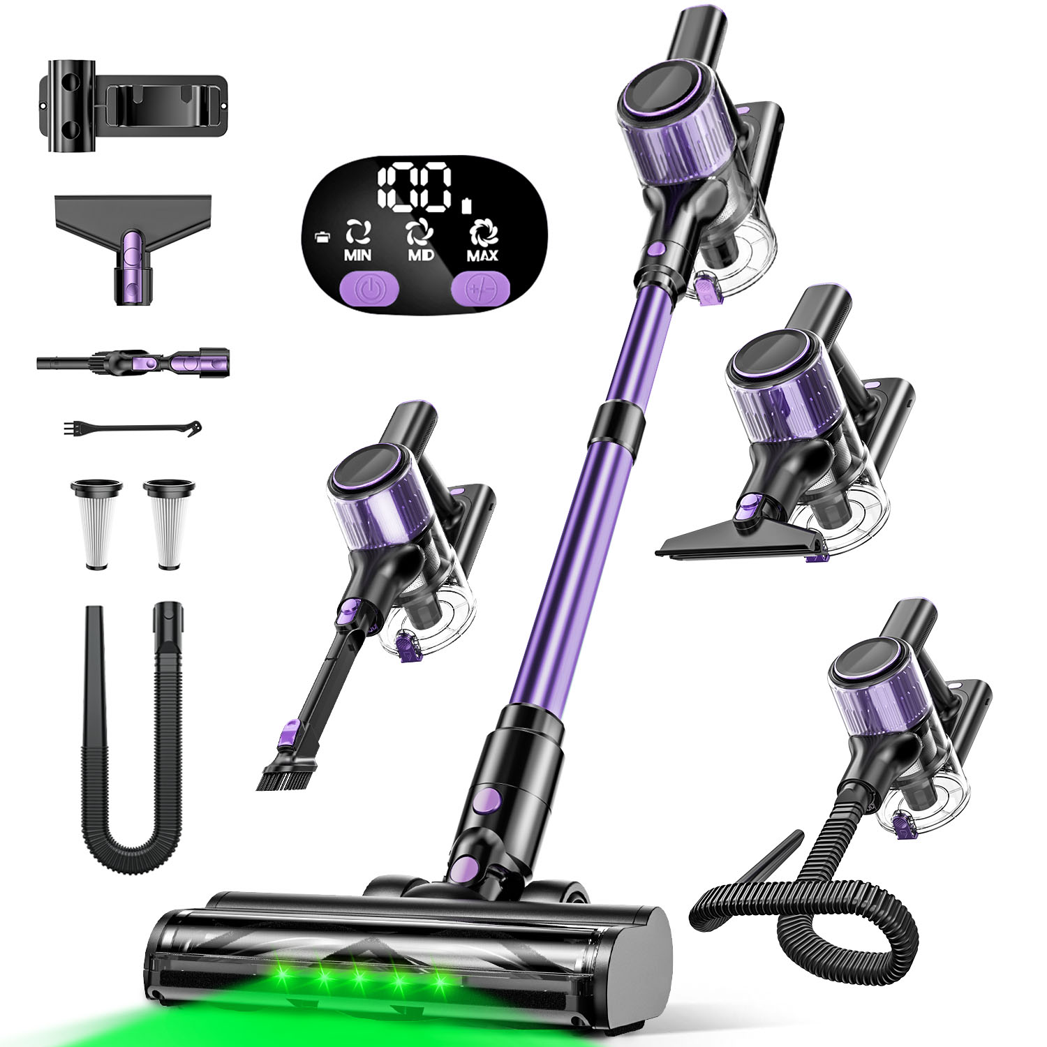 コードレス掃除機 55KPa 強力スティック型掃除機 500 - Power Tools That Are Green のレビューと価格