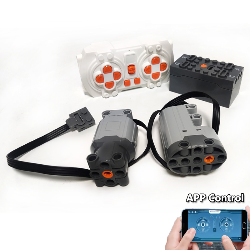 M/L/サーボモーターキット、8チャンネルリモコンとAPPプ - Power Tools Lego のレビューと価格